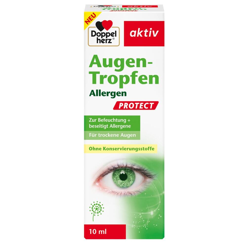 DOPPELHERZ Augen-Tropfen Allergen PROTECT