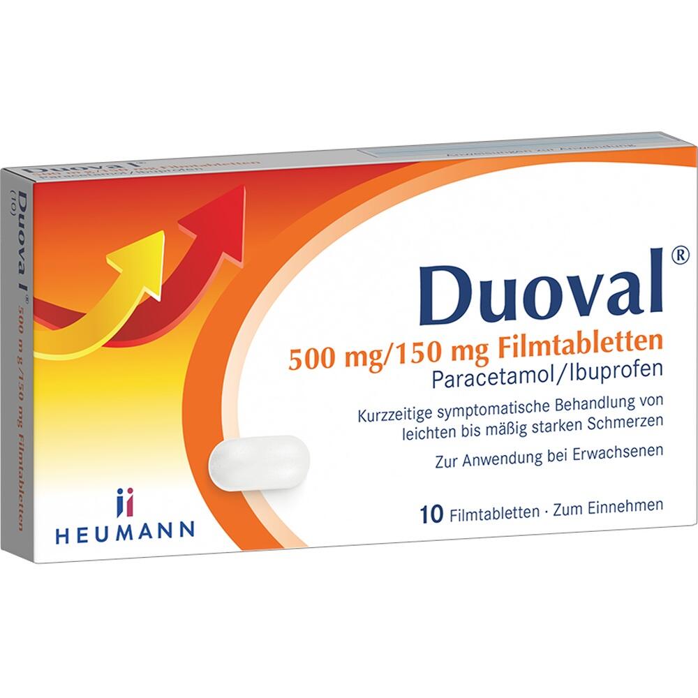 DUOVAL 500 mg/150 mg Filmtabletten