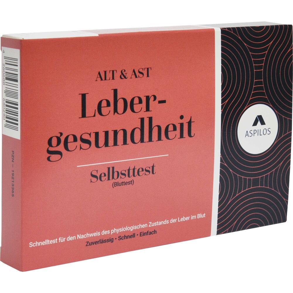 ASPILOS Selbsttest Lebergesundheit AST & ALT