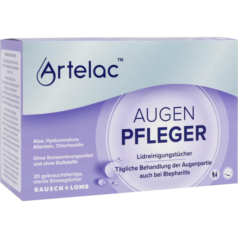 ARTELAC Augenpfleger Lidreinigungstücher