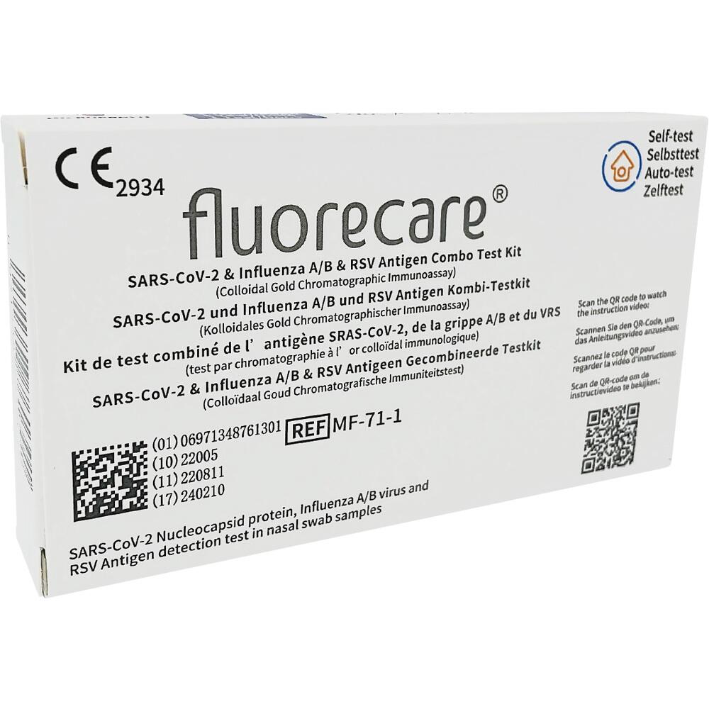 FLUORECARE 4in1Test Covid Antigen Influ.A/B RSV
